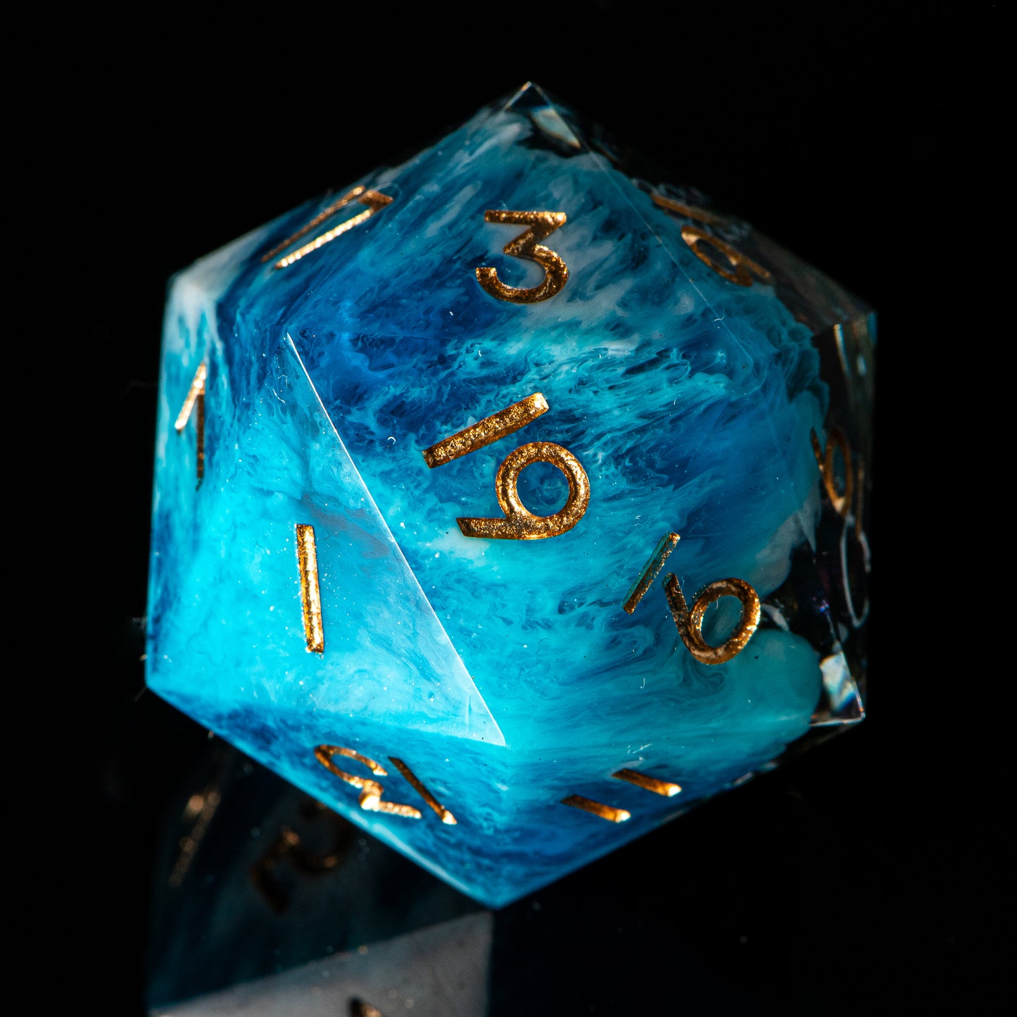 Release the Kraken! (33mm chonk) /Signature Concept: Artistic Design Service & Handmade DnD Dice