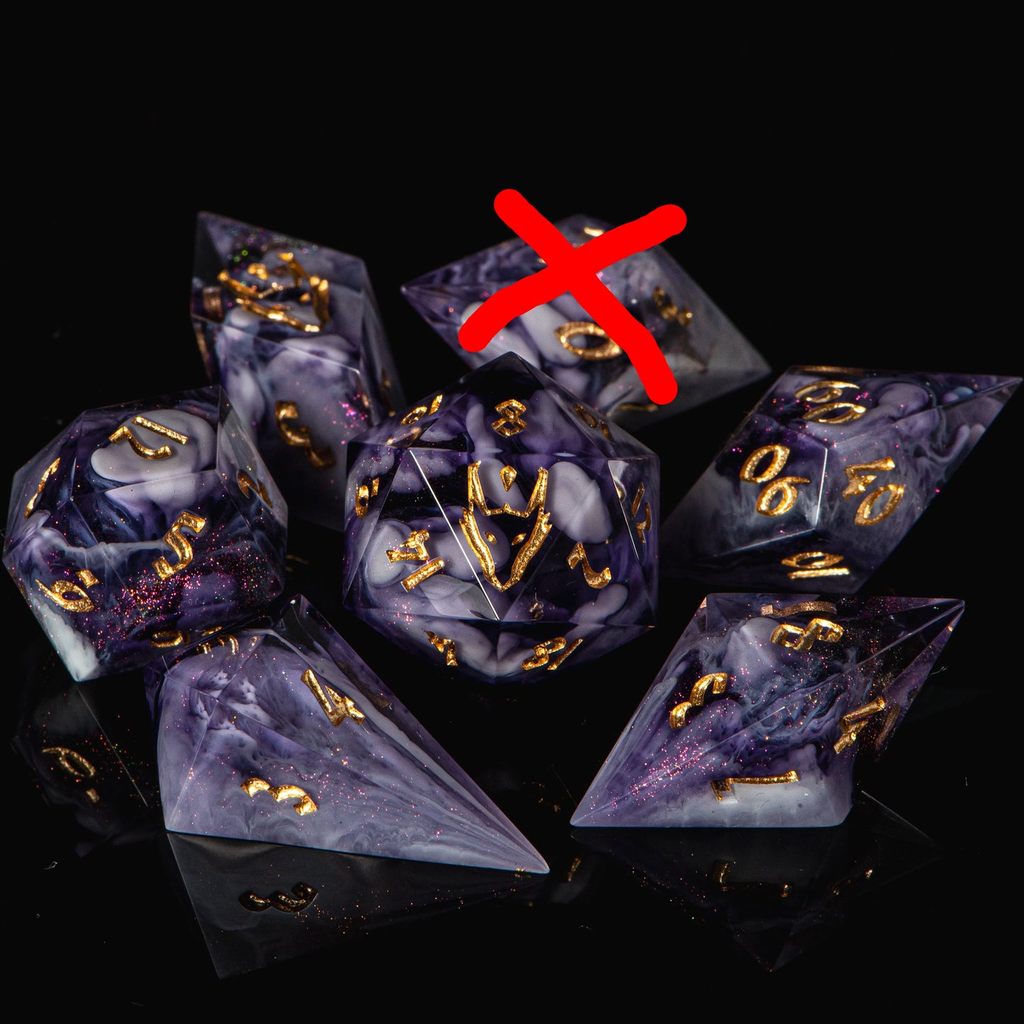 Dreamscapers (Partial Set)/Signature Concept: Artistic Design Service & Handmade DnD Dice