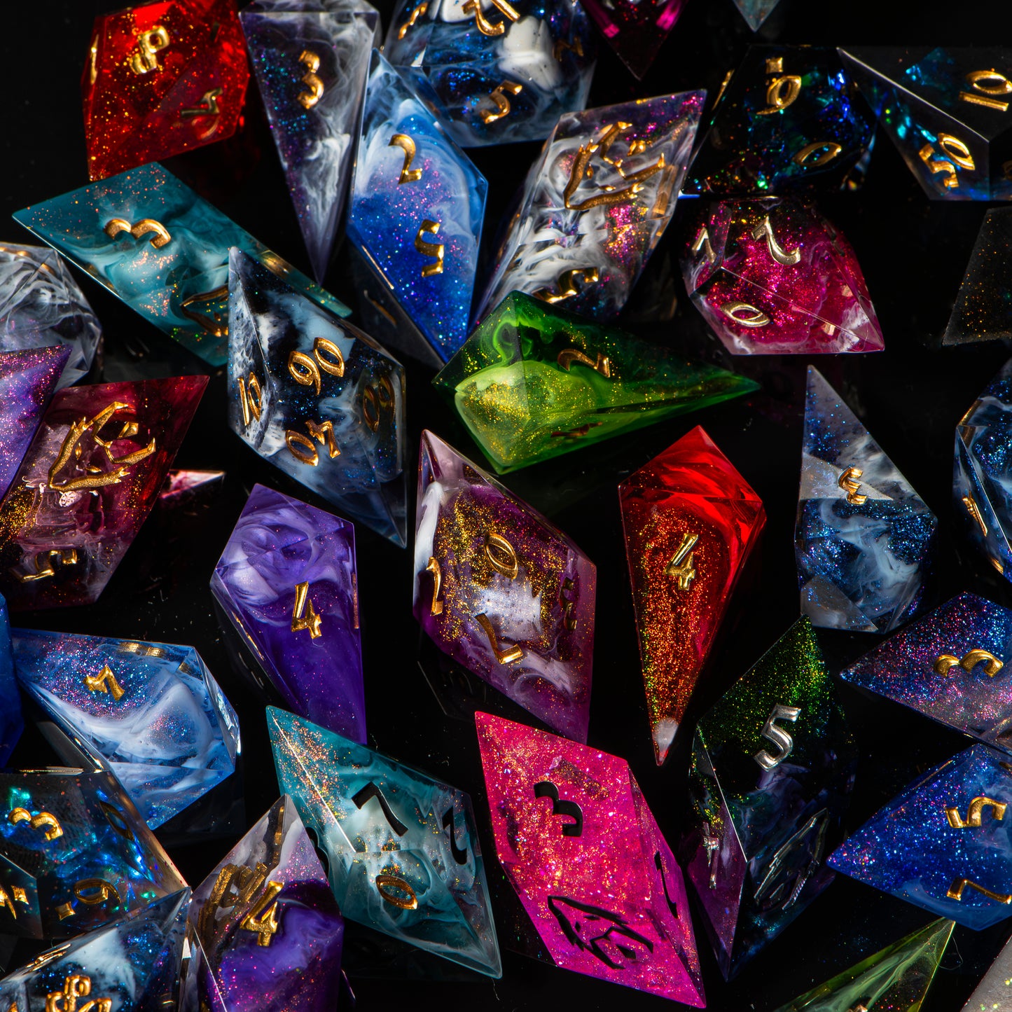 Singe dice /Signature Concept: Artistic Design Service & Handmade DnD Dice
