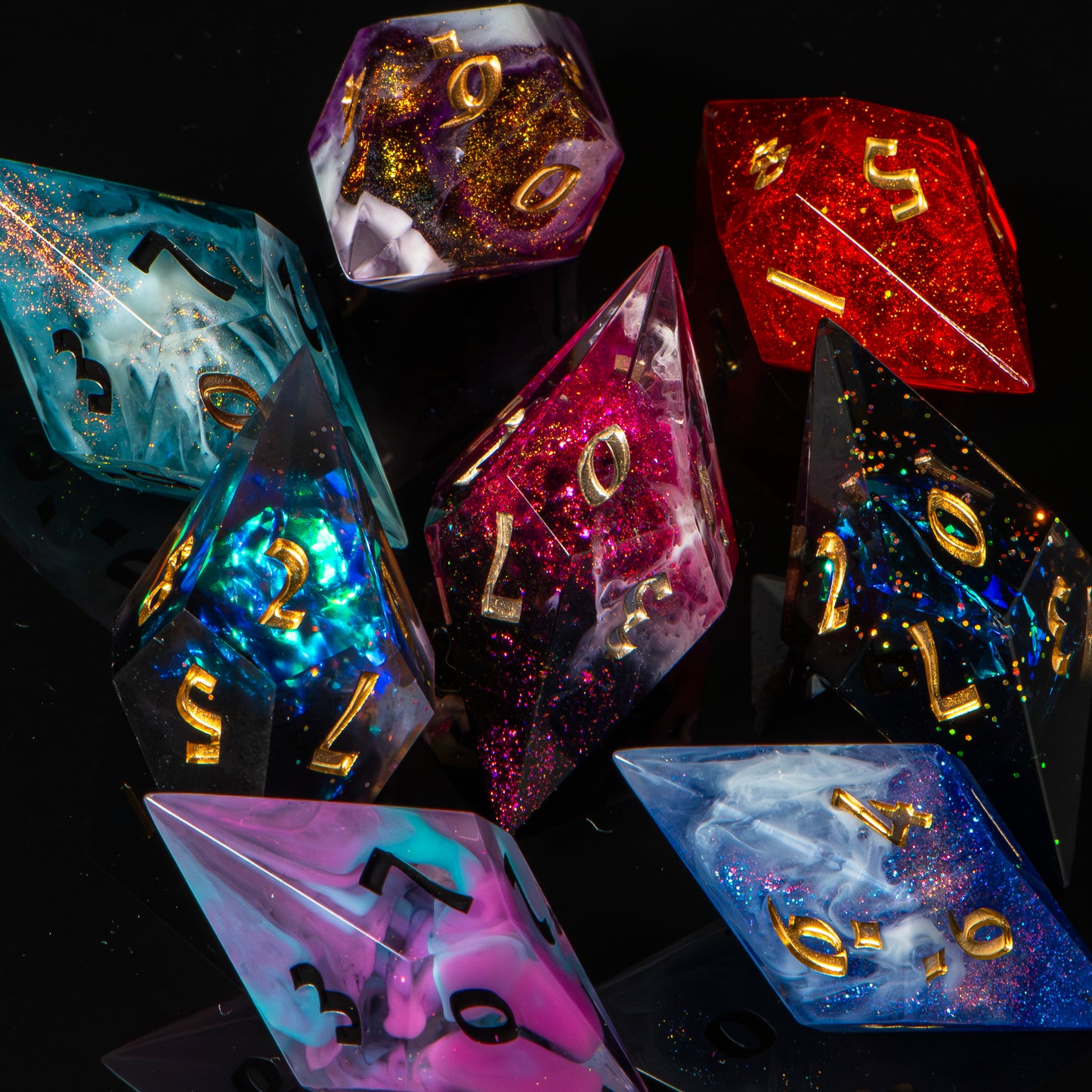 Singe dice /Signature Concept: Artistic Design Service & Handmade DnD Dice
