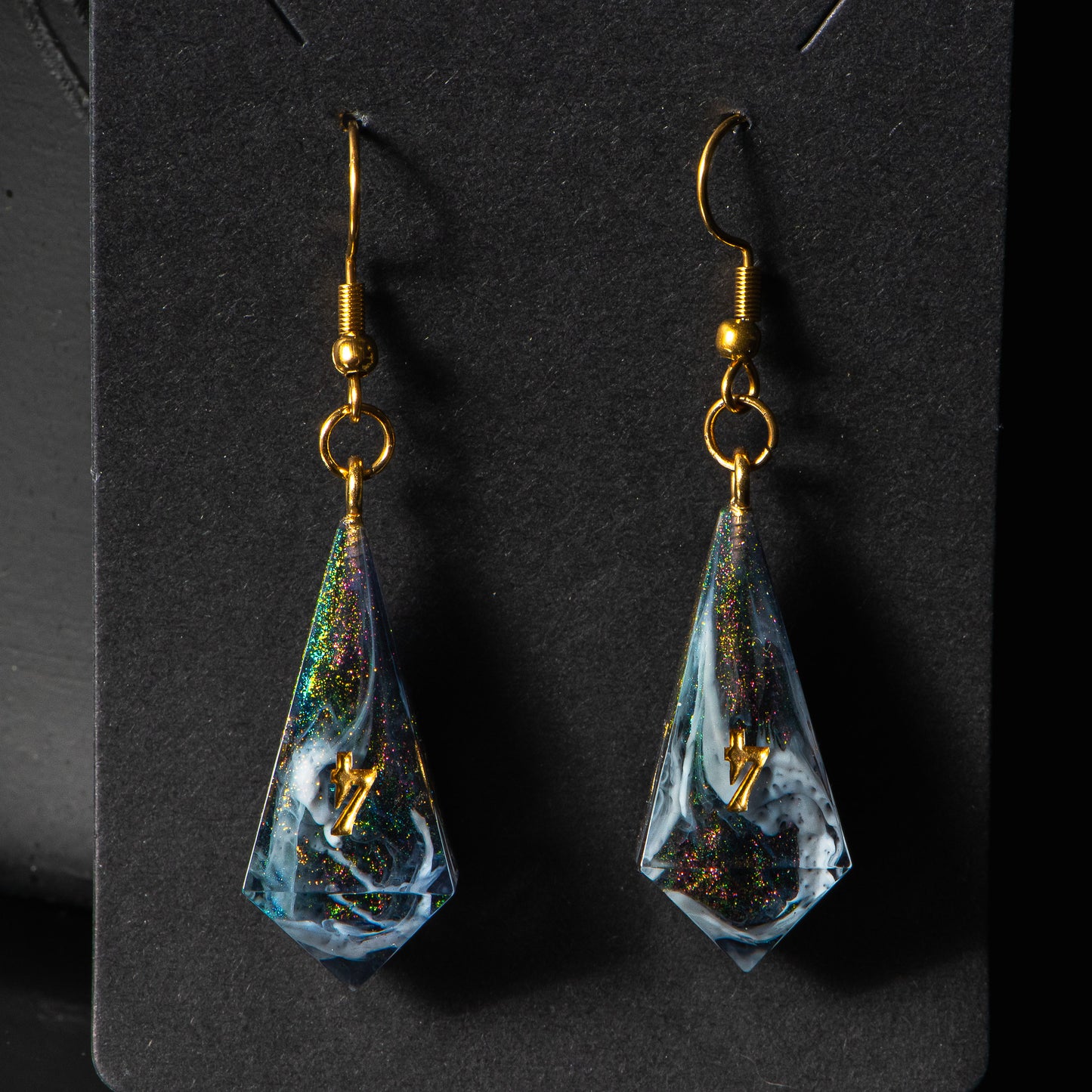 Where the Fog Meets the Stars (Earrings) /Signature Concept: Artistic Design Service & Handmade Jewelry