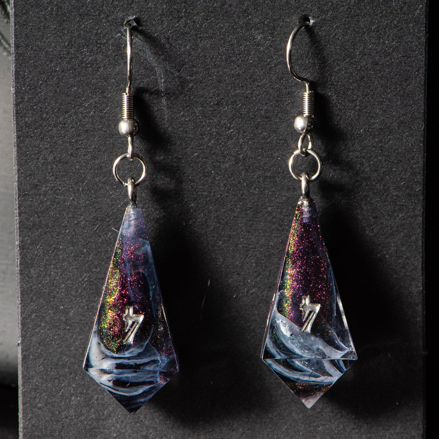 Dark Shroud (Earrings) /Signature Concept: Artistic Design Service & Handmade Jewelry