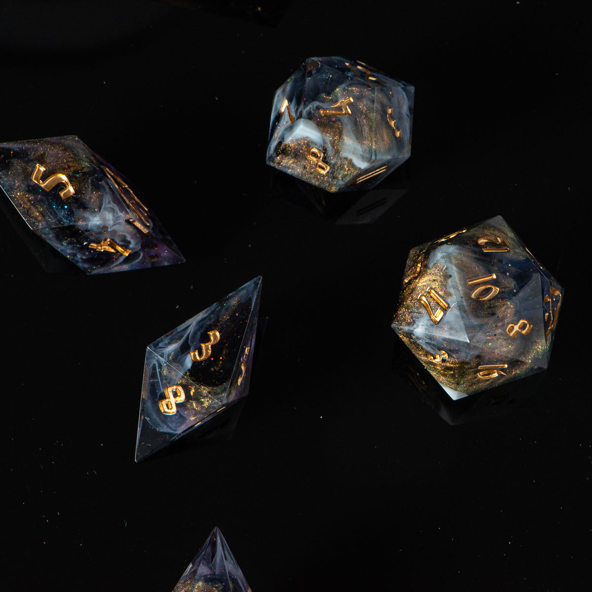 Solar Eclipse / Signature Concept: Artistic Design Service & Handmade dice