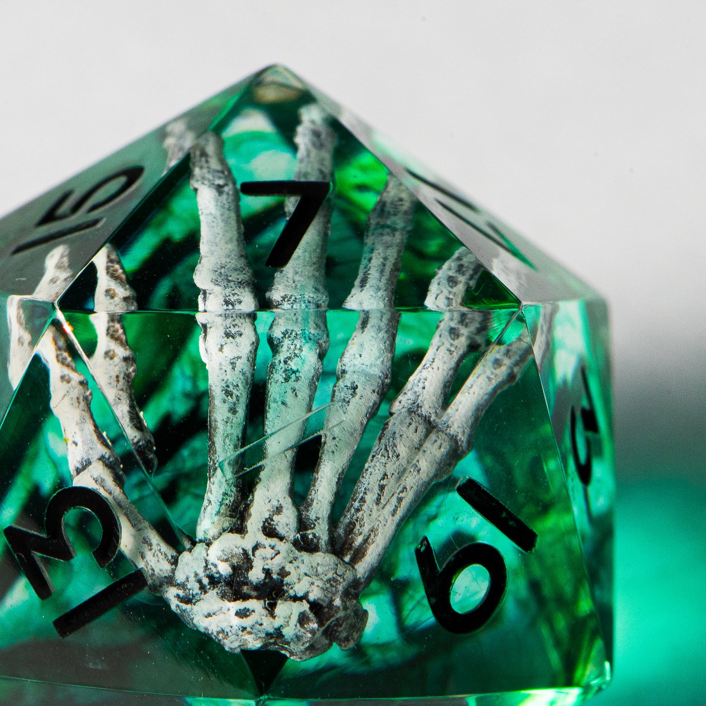 Necrotic Touch (miniature d20)