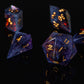 Glowing Storm (Glow in Dark) /Signature Concept: Artistic Design Service & Handmade DnD Dice