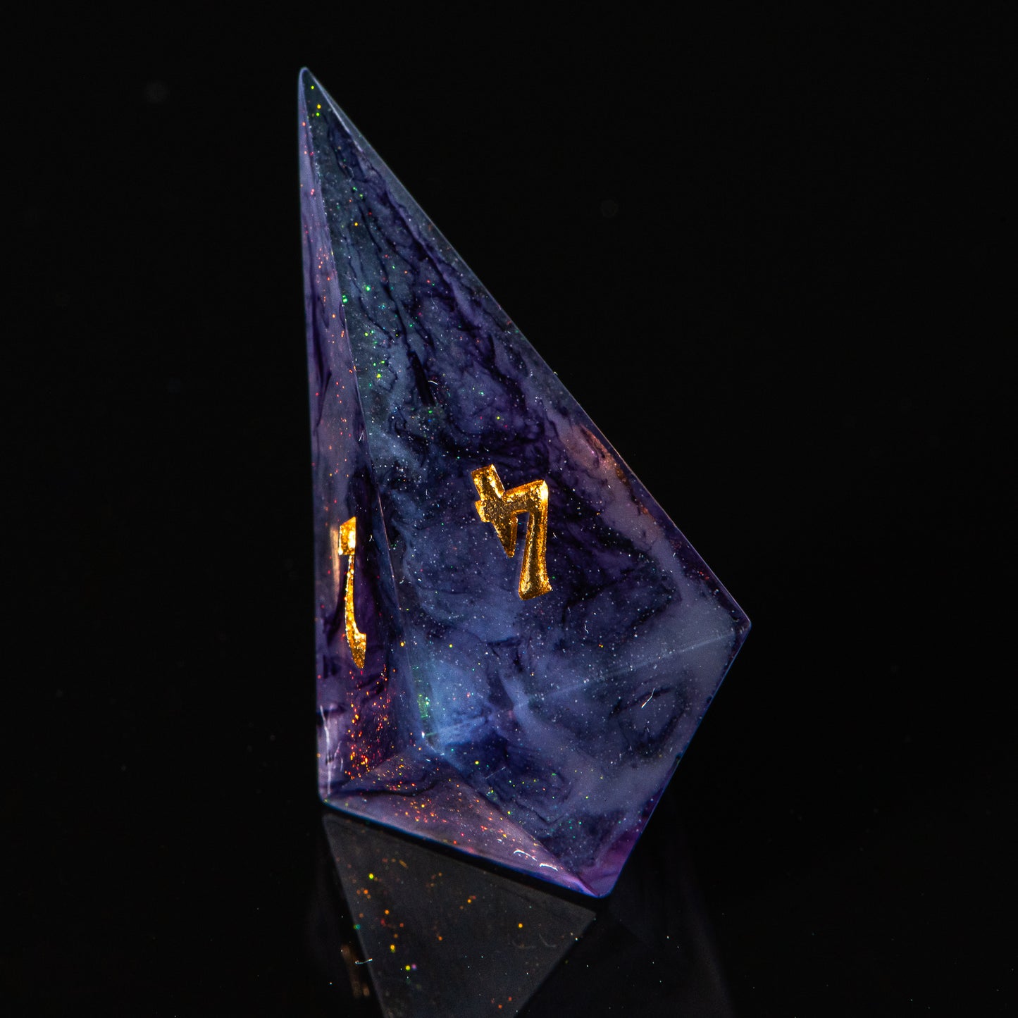 Glowing Storm (Glow in Dark) /Signature Concept: Artistic Design Service & Handmade DnD Dice