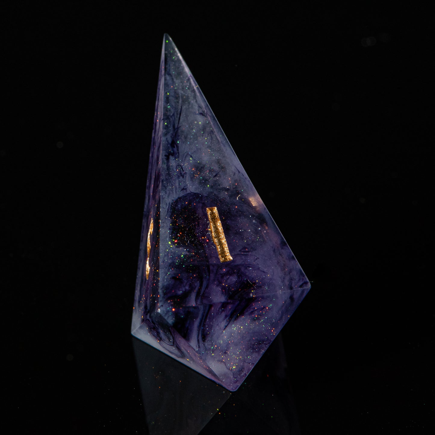 Glowing Storm (Glow in Dark) /Signature Concept: Artistic Design Service & Handmade DnD Dice