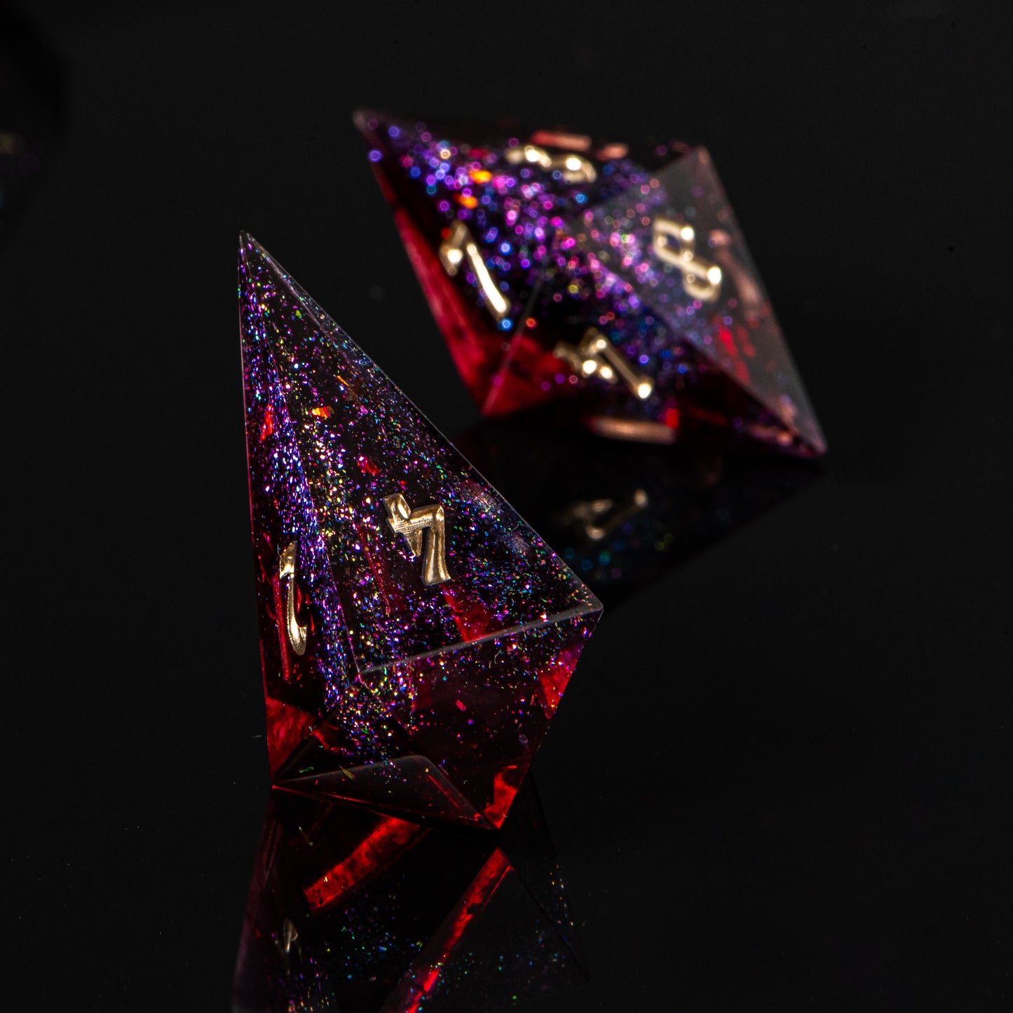 Crimson Tears /Signature Concept: Artistic Design Service & Handmade DnD Dice