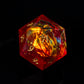 I Cast Fireball (matte pre-order)  /Signature Concept: Artistic Design Service & Handmade DnD Dice