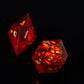 I Cast Fireball! (matte) /Signature Concept: Artistic Design Service & Handmade DnD Dice