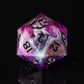 Magical Confetti (d20) /Signature Concept: Artistic Design Service & Handmade DnD Dice