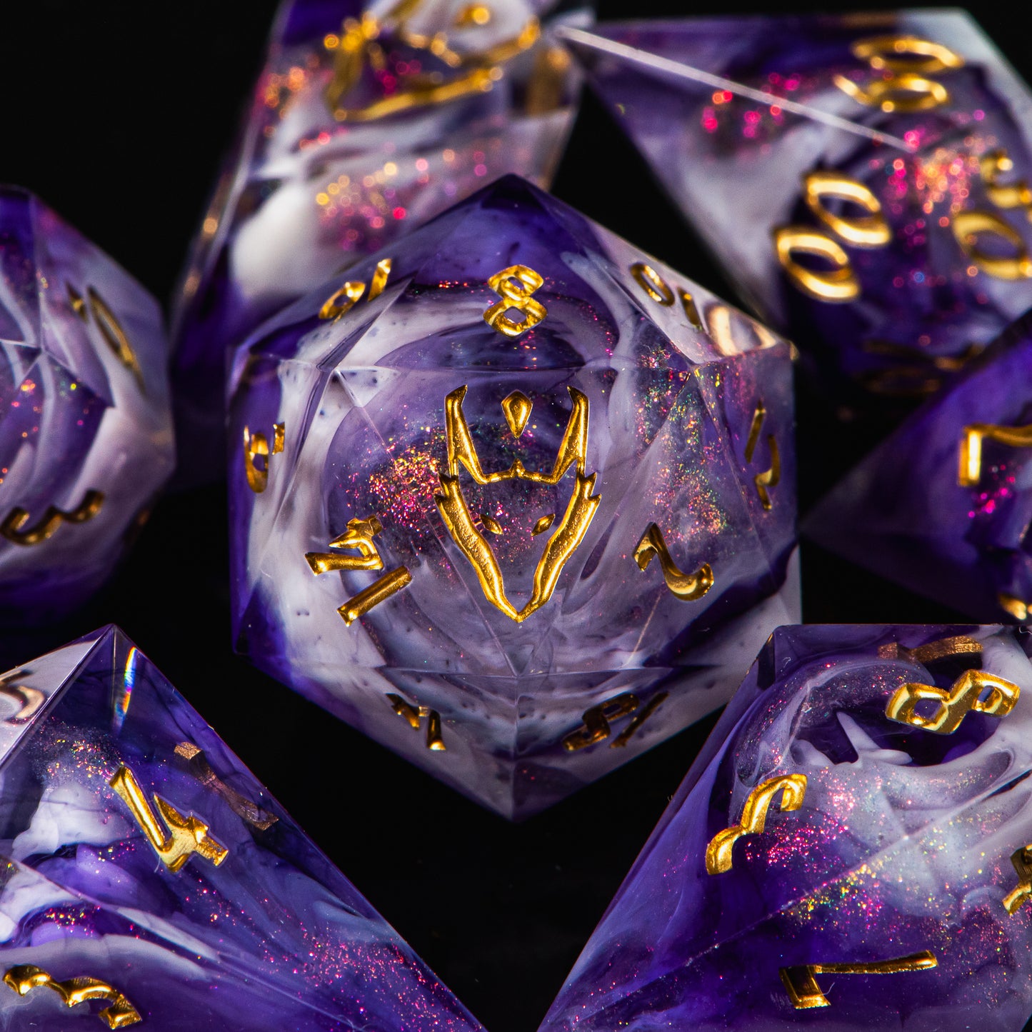 Milky Way /Signature Concept: Artistic Design Service & Handmade DnD Dice