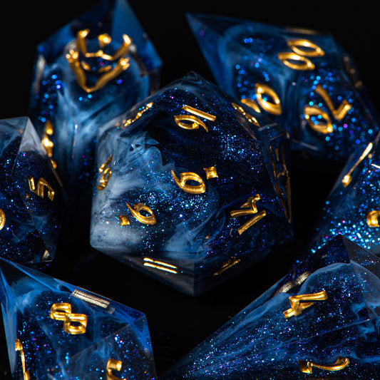 Night Sky /Signature Concept: Artistic Design Service & Handmade DnD Dice