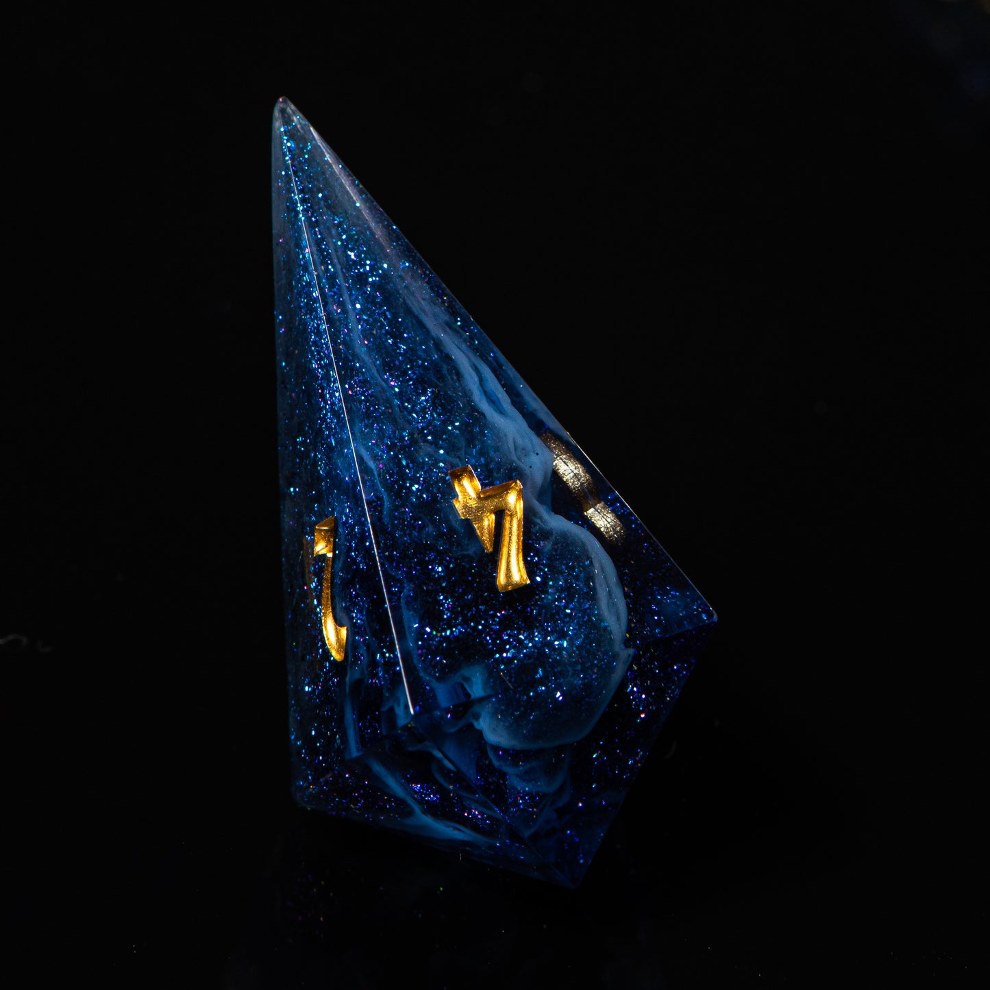 Night Sky /Signature Concept: Artistic Design Service & Handmade DnD Dice