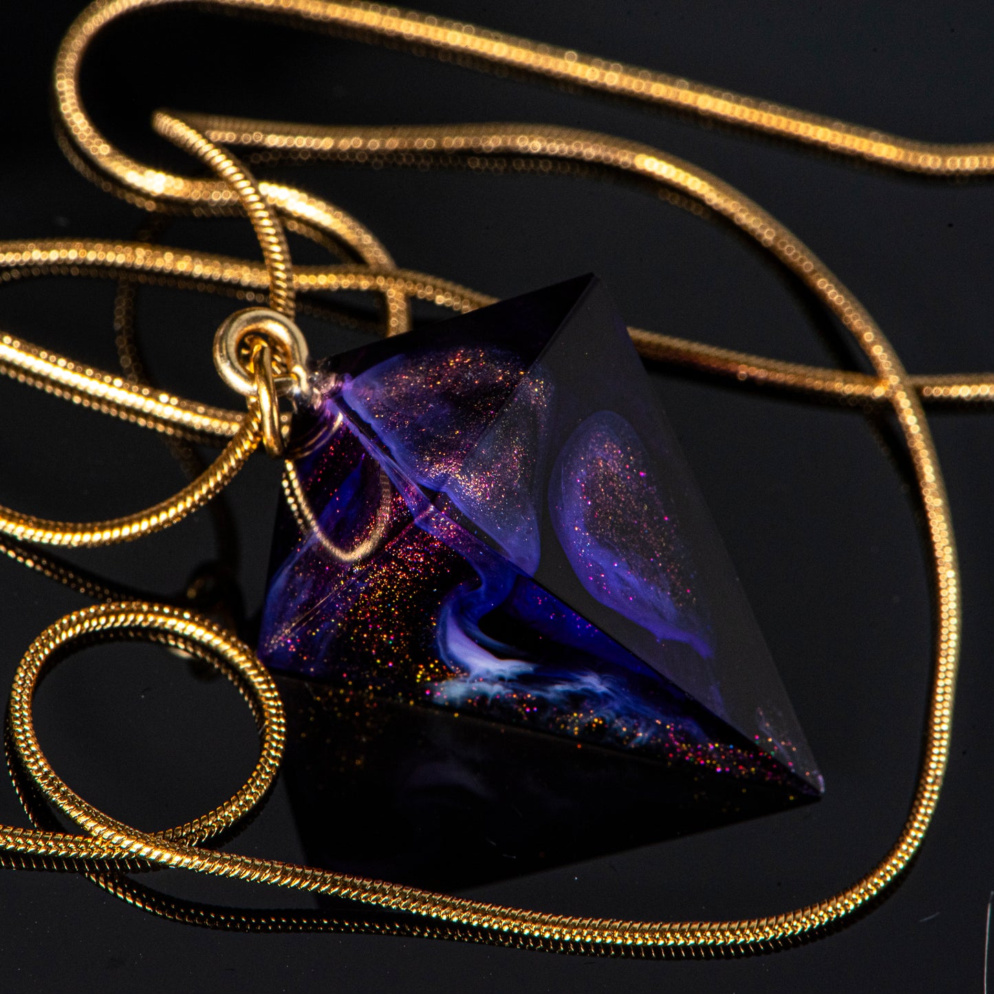 Amethyst Glimmer /Signature Concept: Artistic Design Service & Handmade Necklace