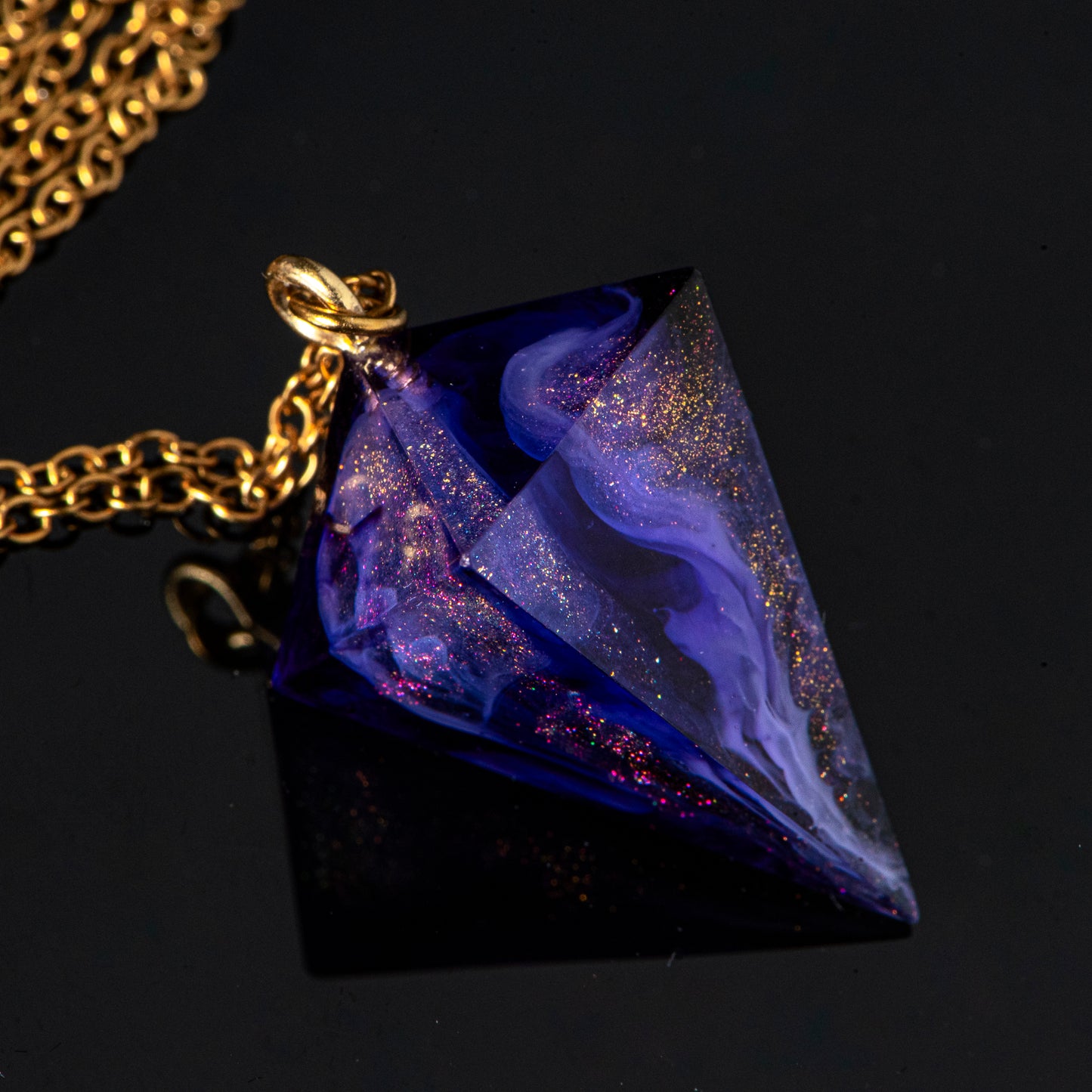 Amethyst Glimmer /Signature Concept: Artistic Design Service & Handmade Necklace