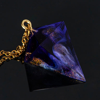 Amethyst Glimmer /Signature Concept: Artistic Design Service & Handmade Necklace
