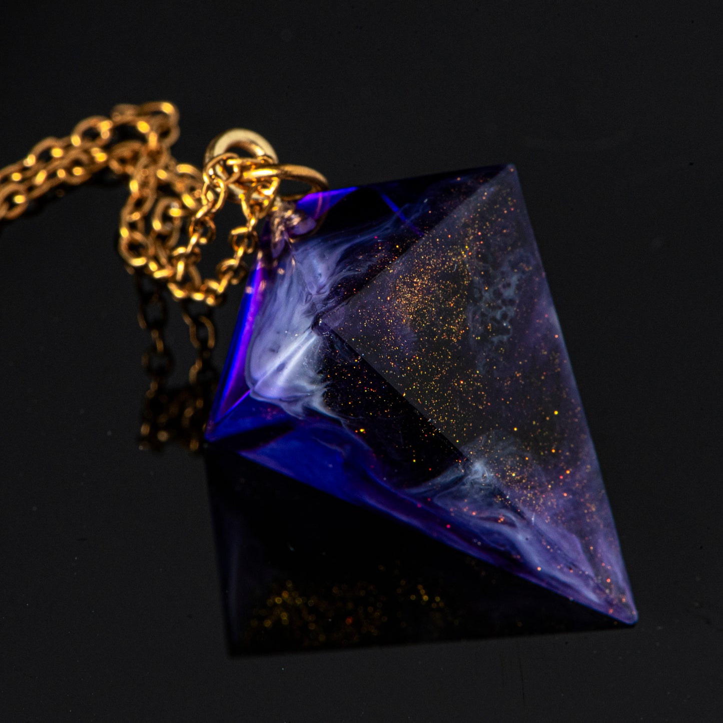 Amethyst Glimmer /Signature Concept: Artistic Design Service & Handmade Necklace