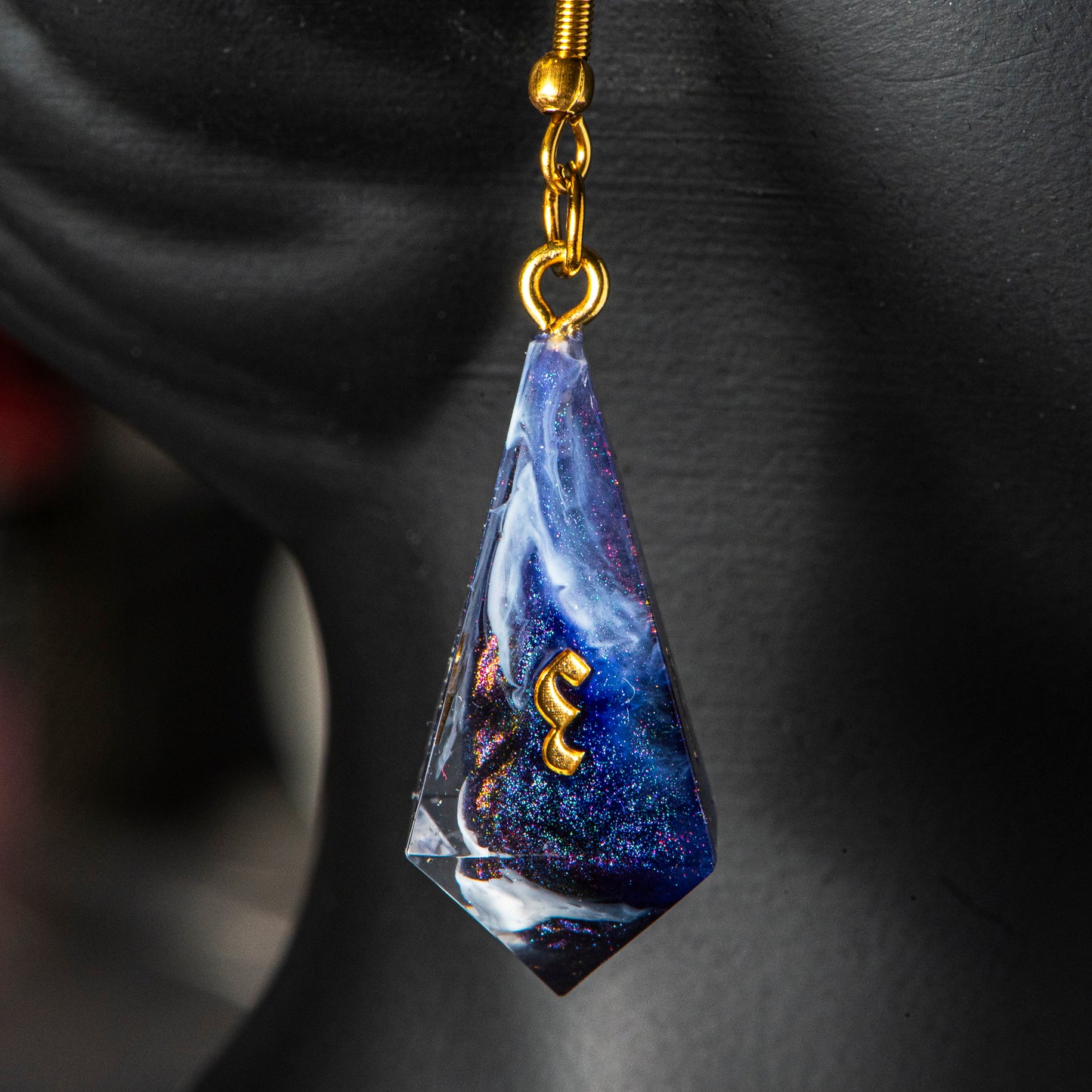 Wrapped in Veil (Earrings) /Signature Concept: Artistic Design Service & Handmade Jewelry