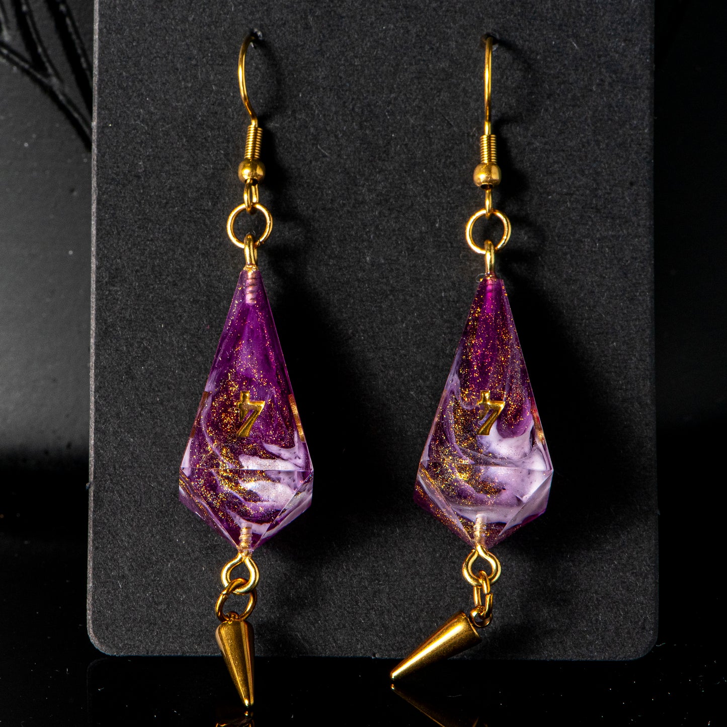 Rose Galaxy (Earrings) /Signature Concept: Artistic Design Service & Handmade Jewelry