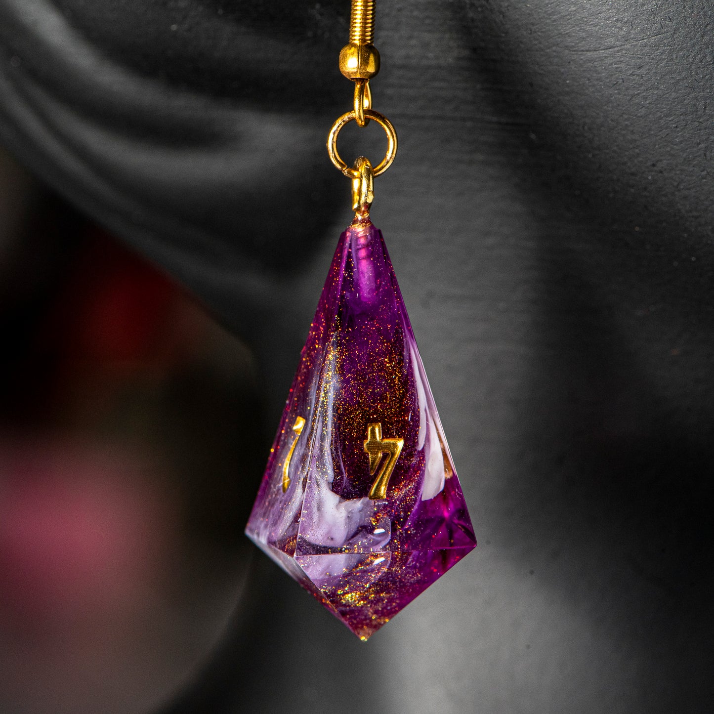 Rose Galaxy (Earrings) /Signature Concept: Artistic Design Service & Handmade Jewelry