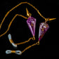 Rose Galaxy (Glass Chain) /Signature Concept: Artistic Design Service & Handmade Jewelry