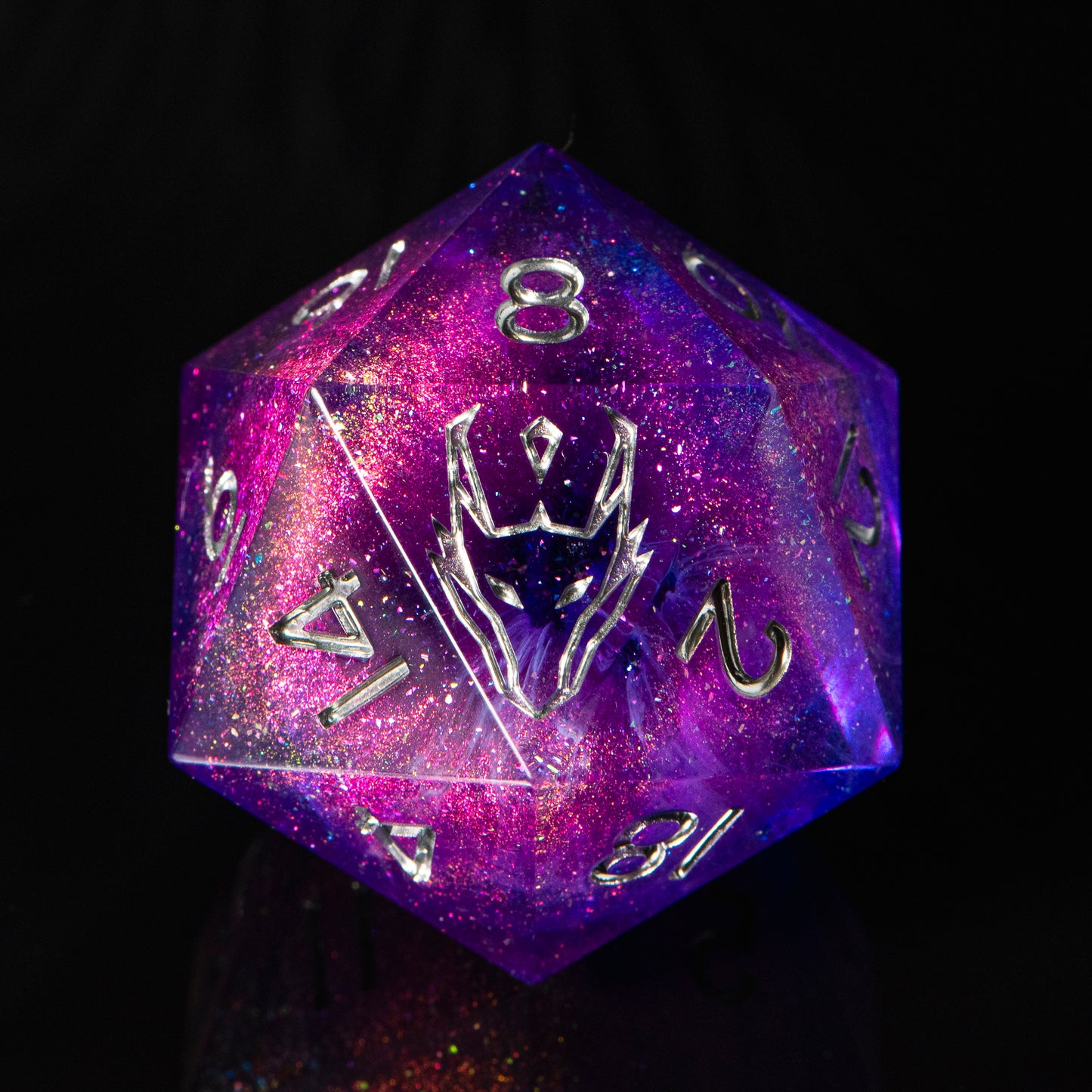 Astro-Chasm (33mm chonk) /Signature Concept: Artistic Design Service & Handmade DnD Dice