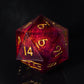 Cherry Portal (33mm chonk) /Signature Concept: Artistic Design Service & Handmade DnD Dice