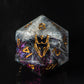 Wrapped in Veil II. (33mm chonk) /Signature Concept: Artistic Design Service & Handmade DnD Dice