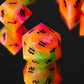 Edible Only Once (UV reactive matte) /Signature Concept: Artistic Design Service & Handmade DnD Dice