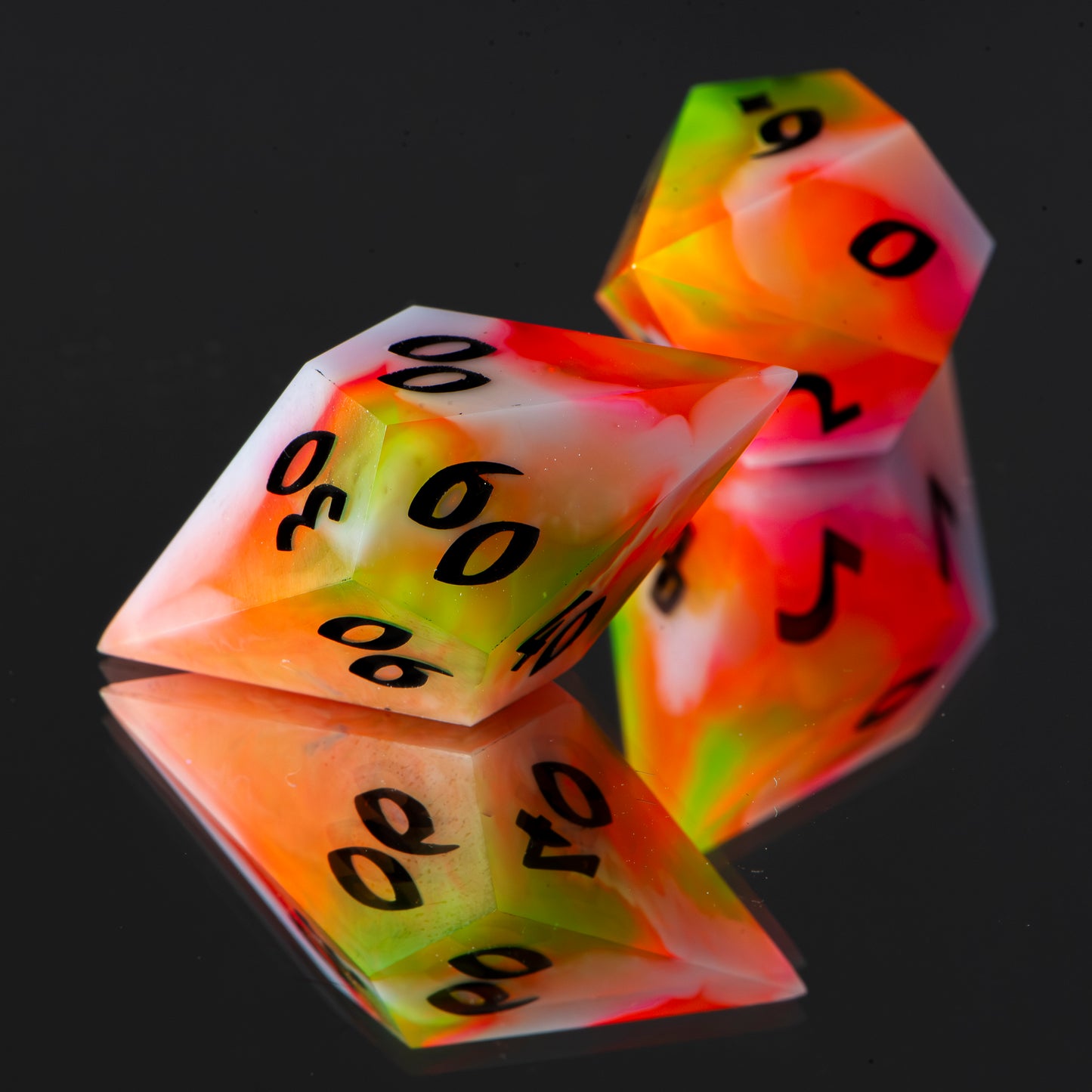 Forbidden Candy (UV matte) /Signature Concept: Artistic Design Service & Handmade DnD Dice