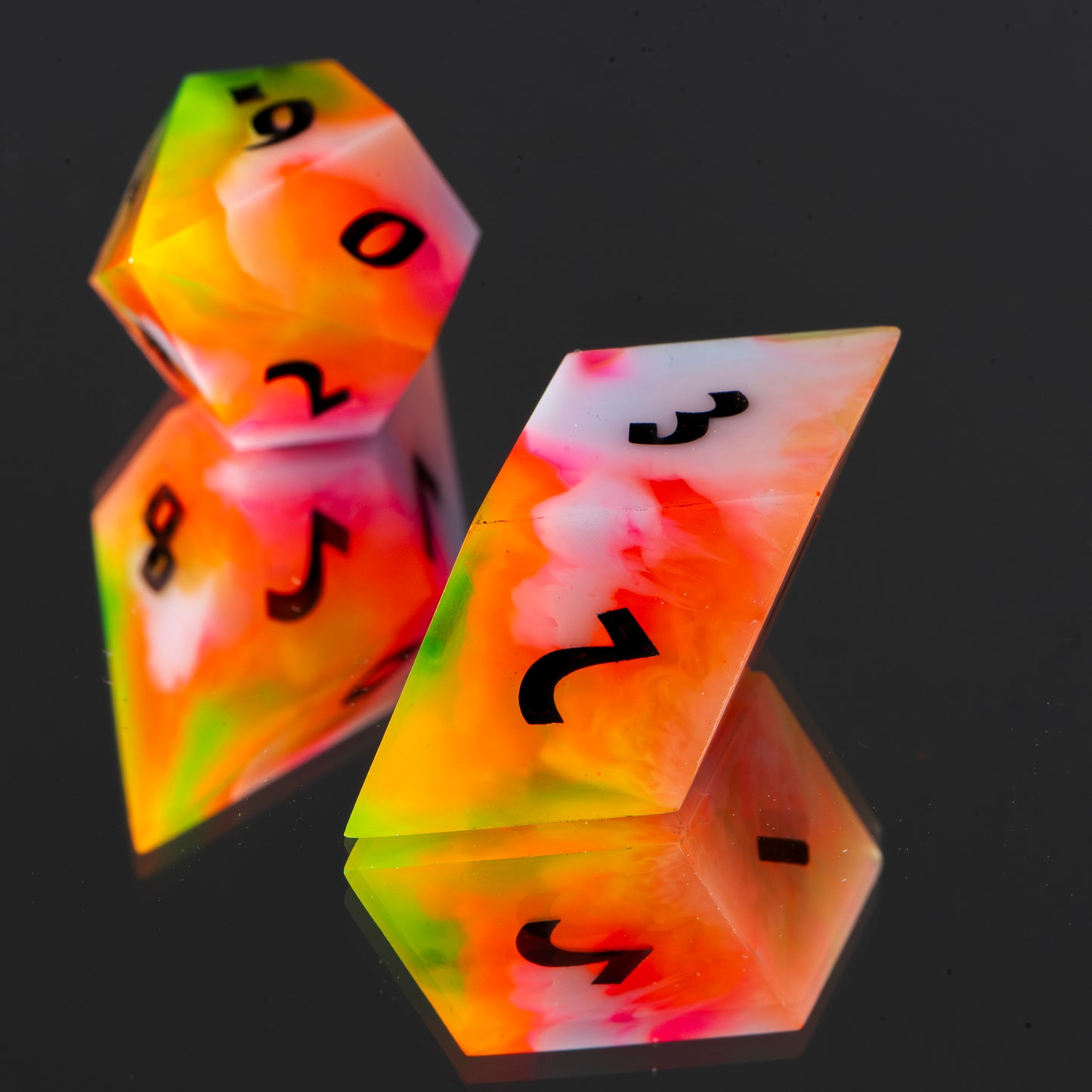 Forbidden Candy (UV matte) /Signature Concept: Artistic Design Service & Handmade DnD Dice