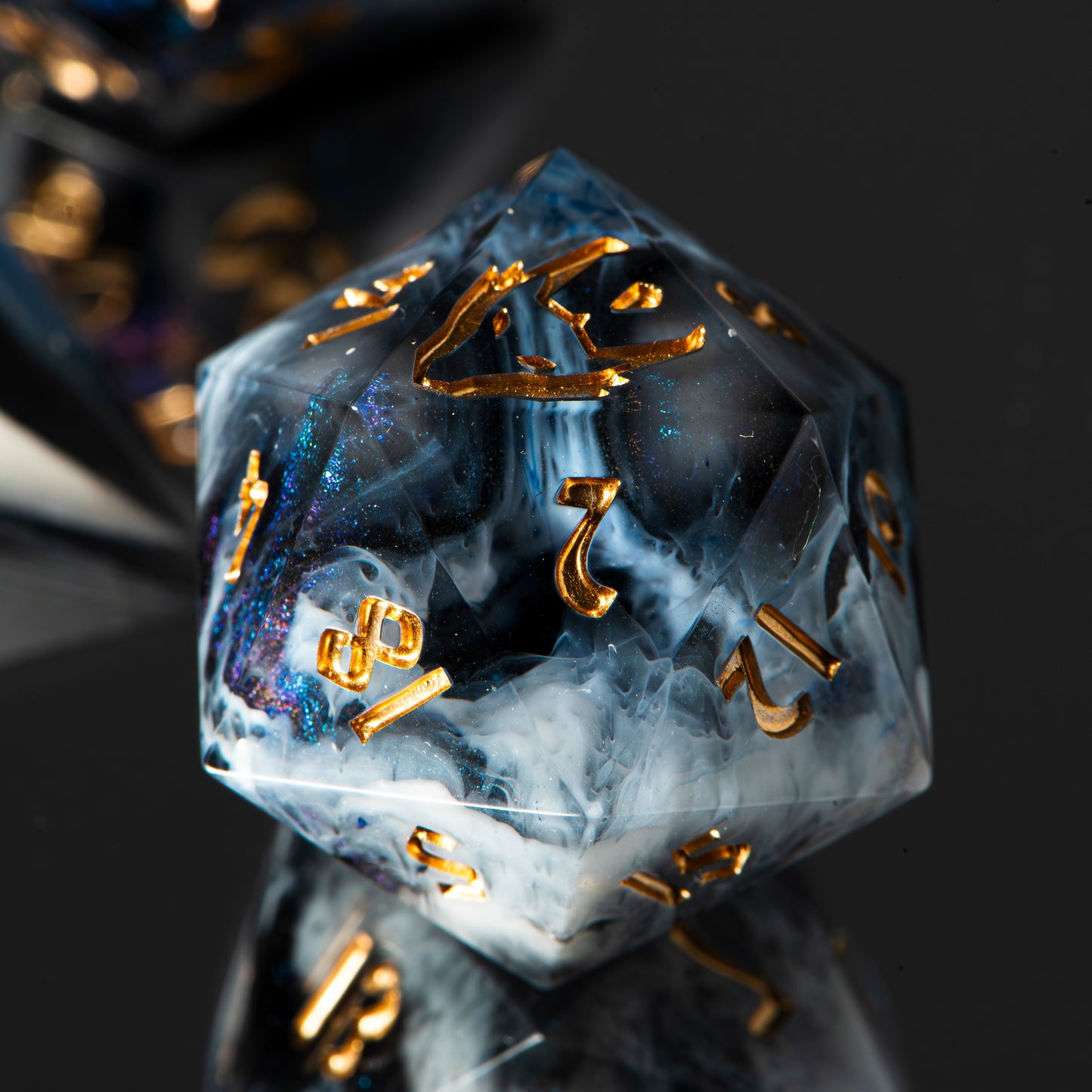Calm Before the Storm /Signature Concept: Artistic Design Service & Handmade DnD Dice