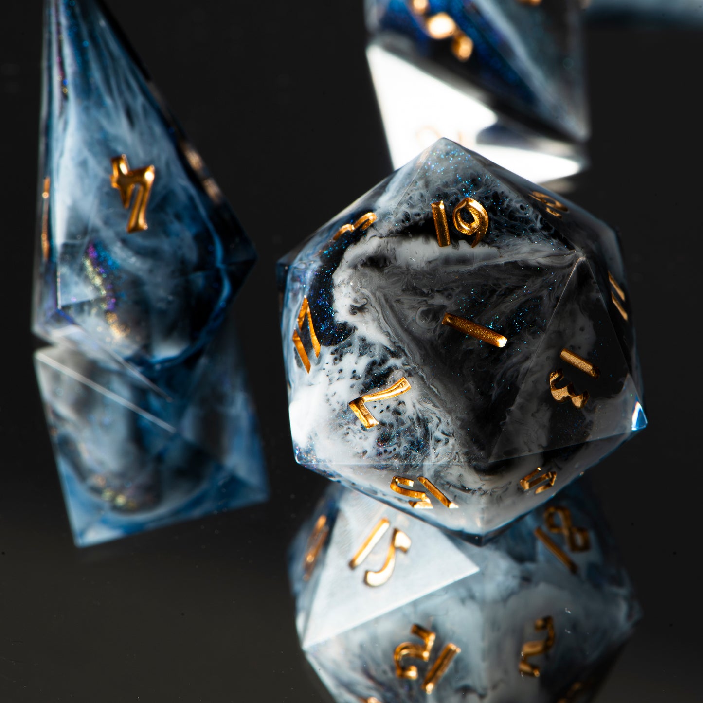 Calm Before the Storm /Signature Concept: Artistic Design Service & Handmade DnD Dice