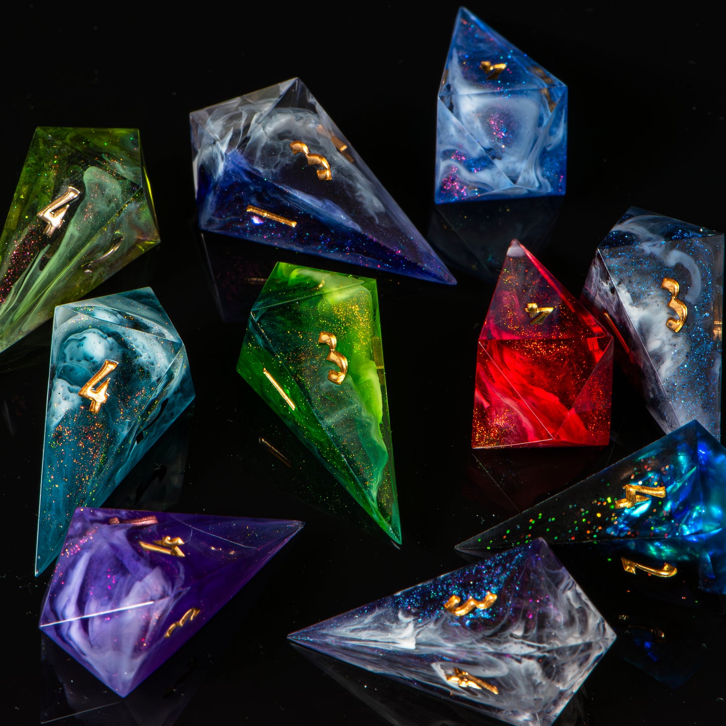Singe dice /Signature Concept: Artistic Design Service & Handmade DnD Dice