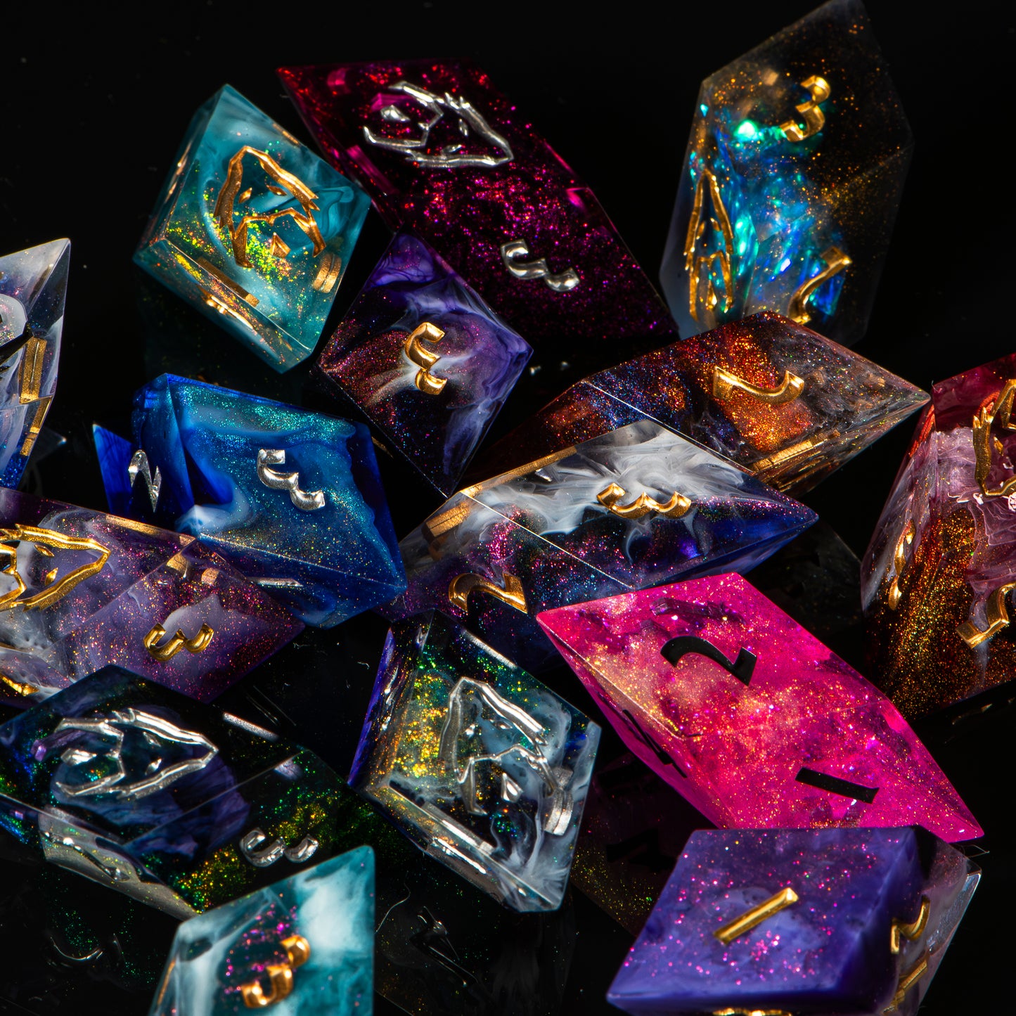 Singe dice /Signature Concept: Artistic Design Service & Handmade DnD Dice