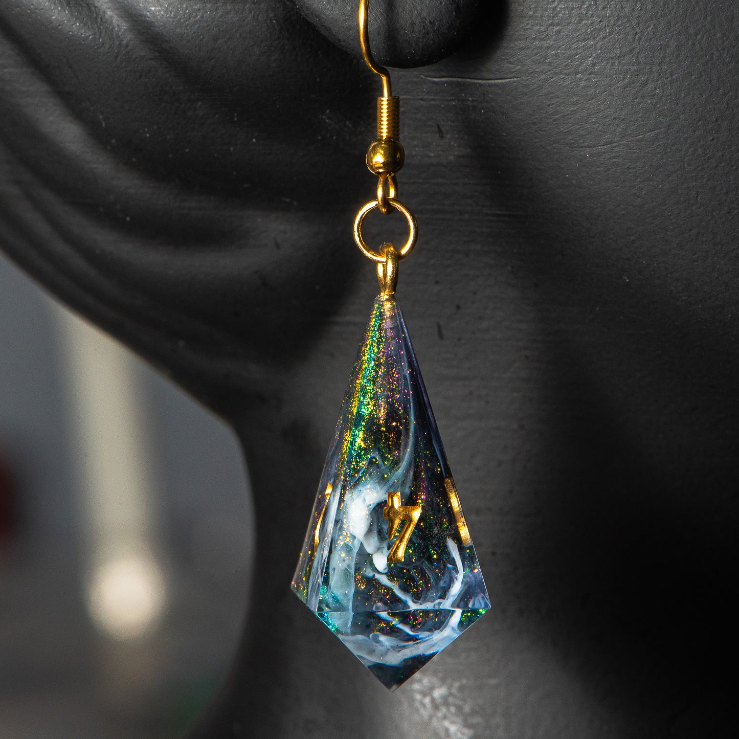 Where the Fog Meets the Stars (Earrings) /Signature Concept: Artistic Design Service & Handmade Jewelry