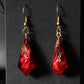 Frozen Inferno (Earrings) /Signature Concept: Artistic Design Service & Handmade Jewelry