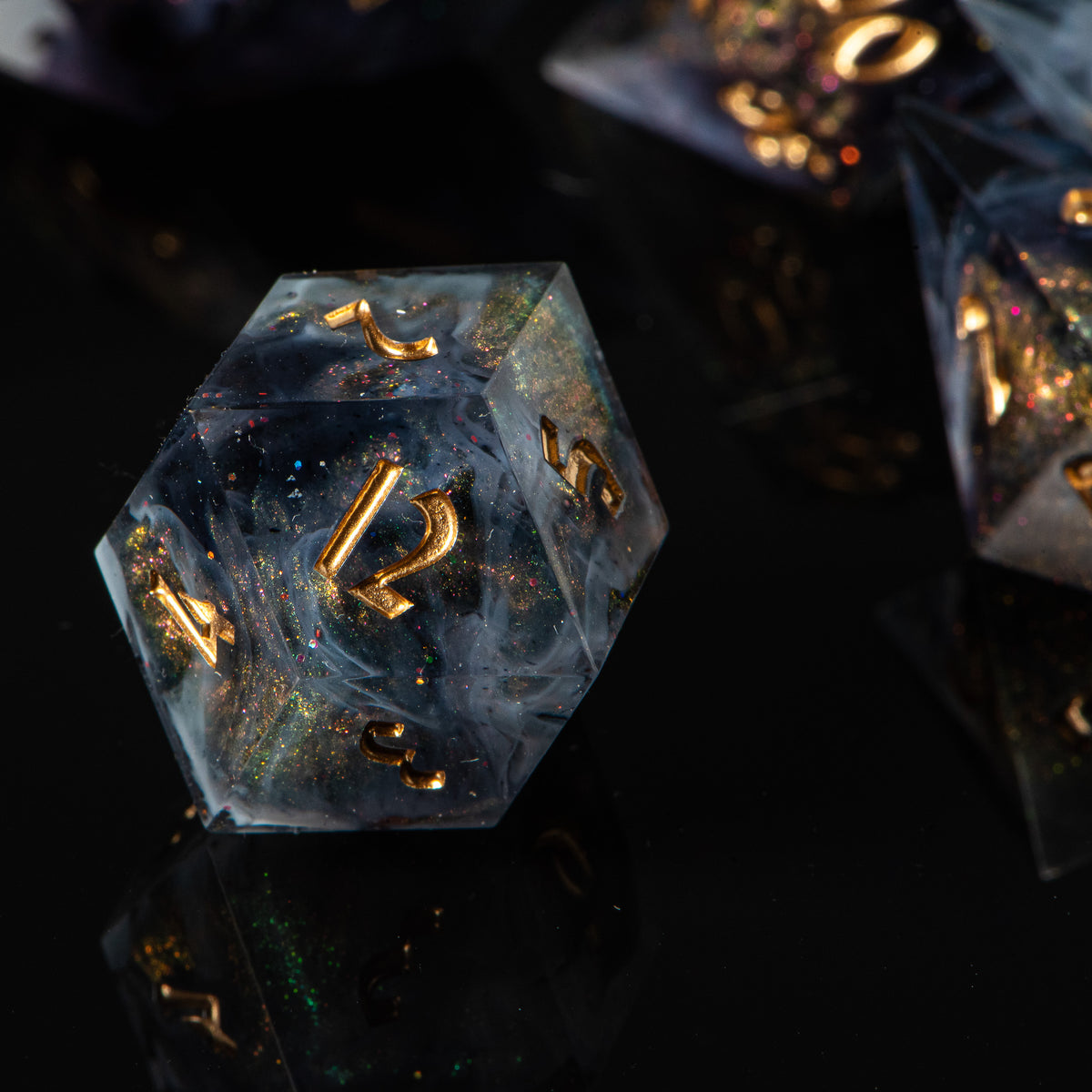 Solar Eclipse / Signature Concept: Artistic Design Service & Handmade dice