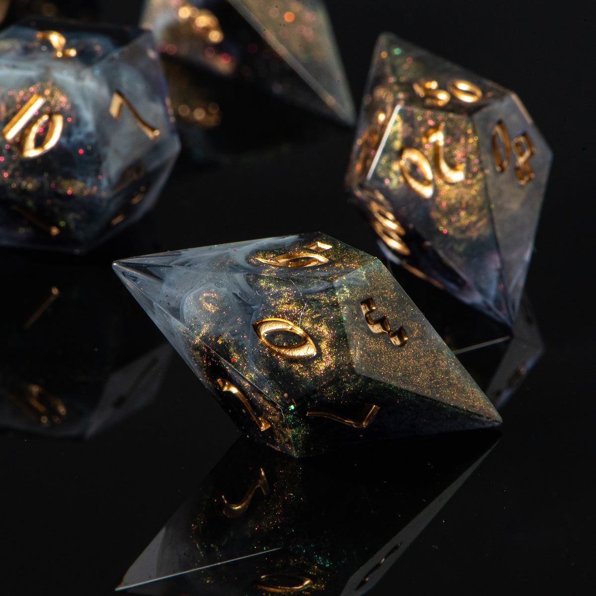 Solar Eclipse / Signature Concept: Artistic Design Service & Handmade dice