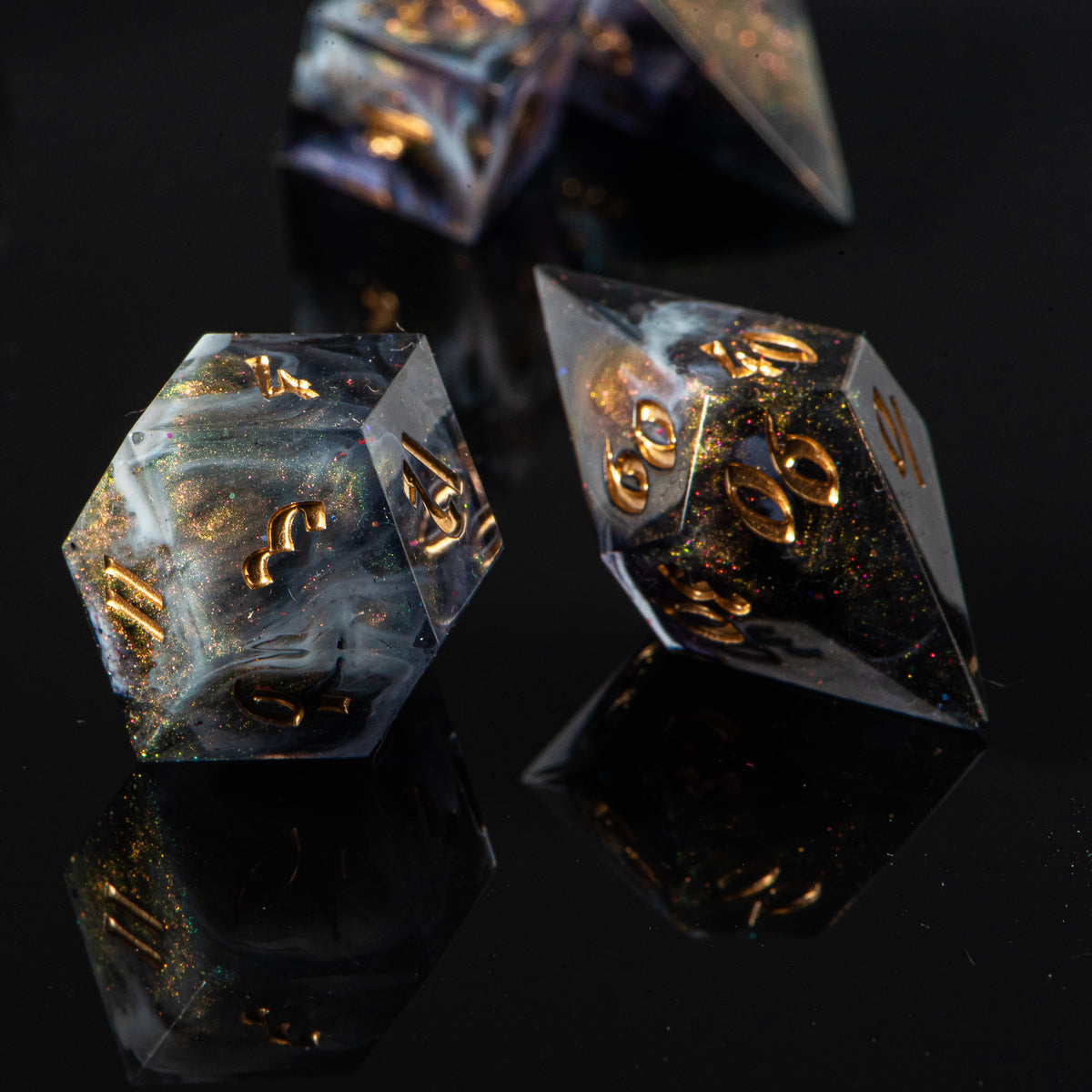 Solar Eclipse / Signature Concept: Artistic Design Service & Handmade dice