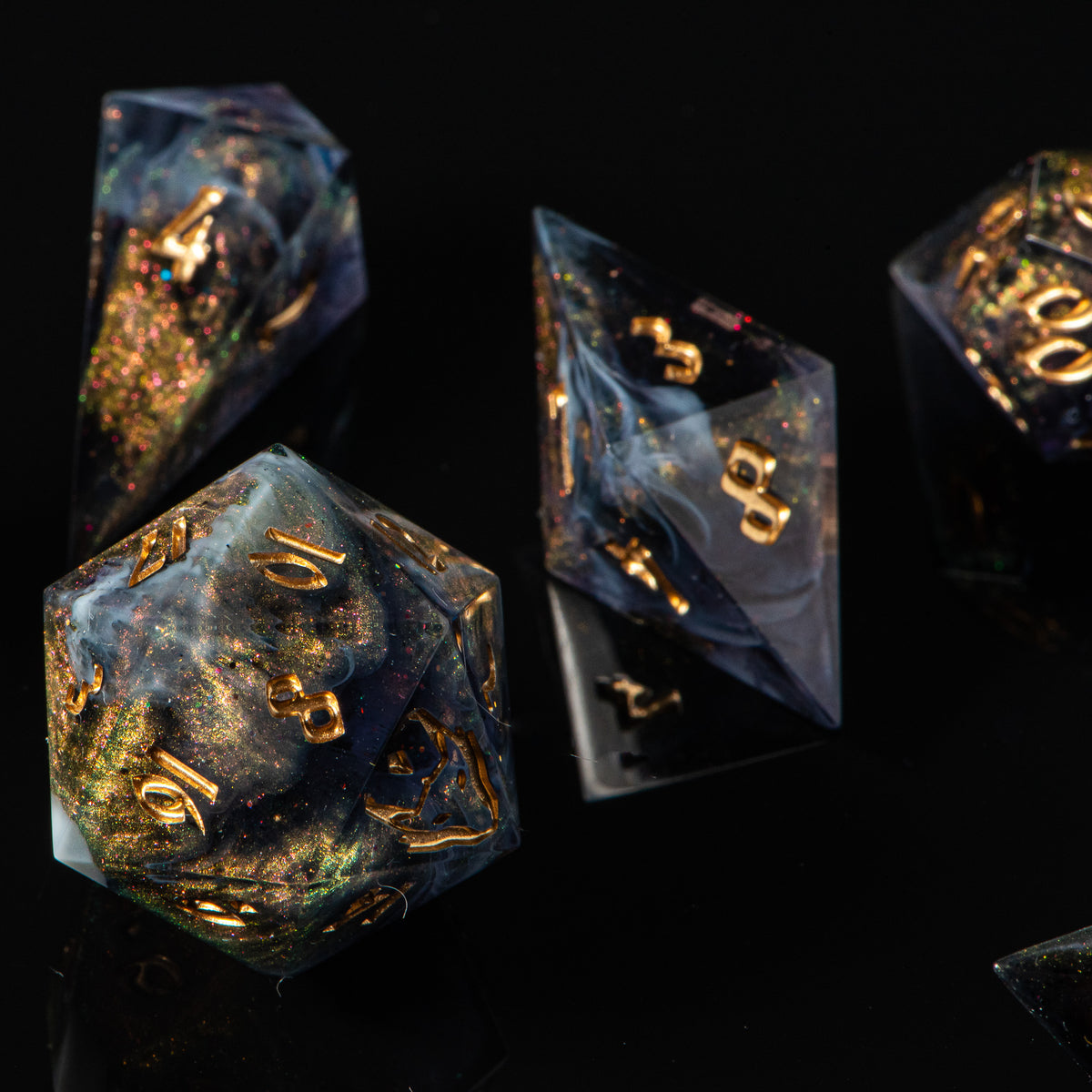 Solar Eclipse / Signature Concept: Artistic Design Service & Handmade dice