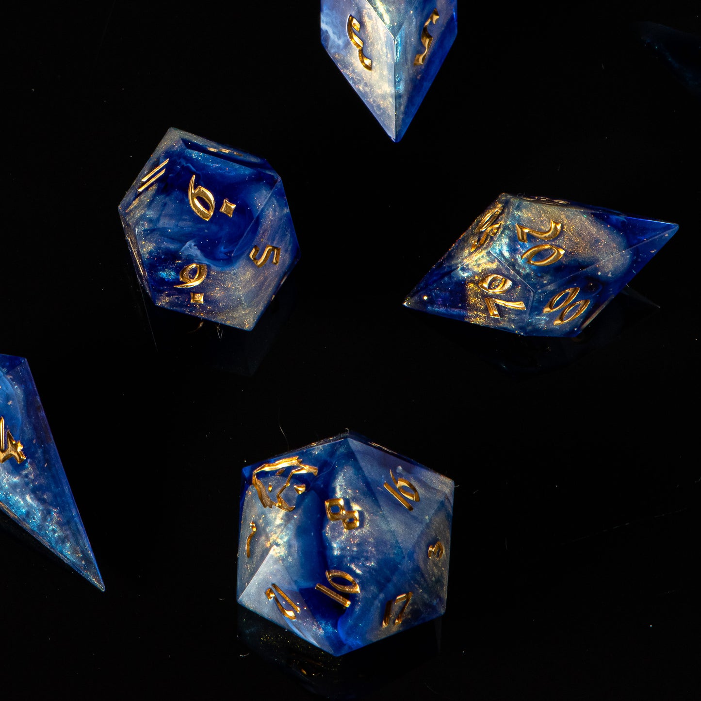 Starry Night / Signature Concept: Artistic Design Service & Handmade dice