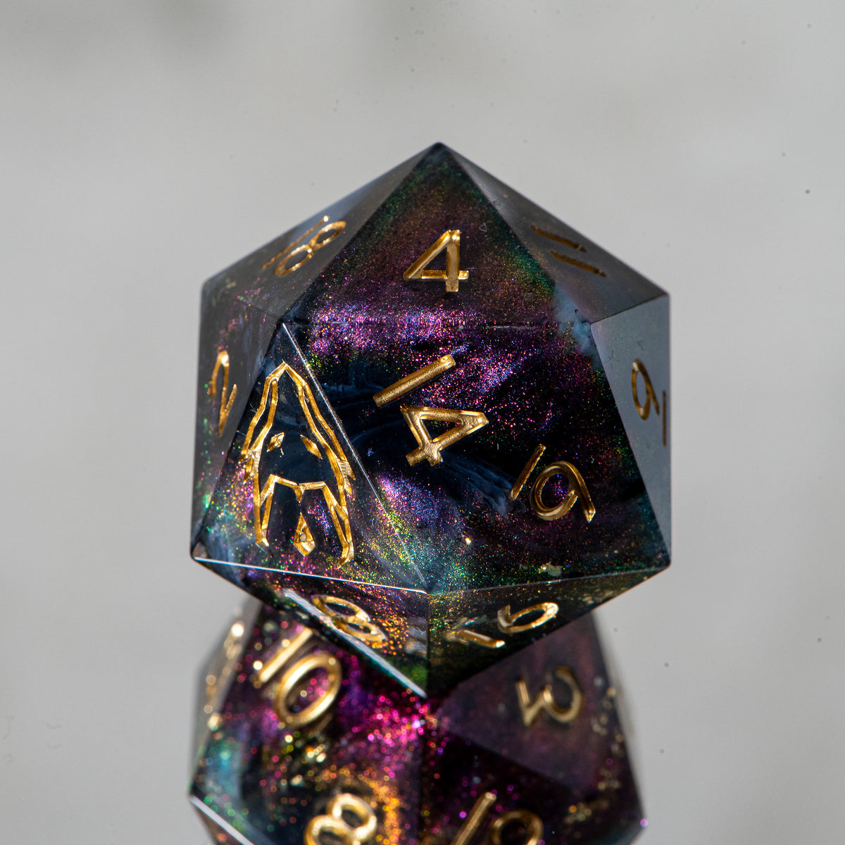 Cosmic Void (33mm chonk) /Signature Concept: Artistic Design Service &amp; Handmade DnD Dice