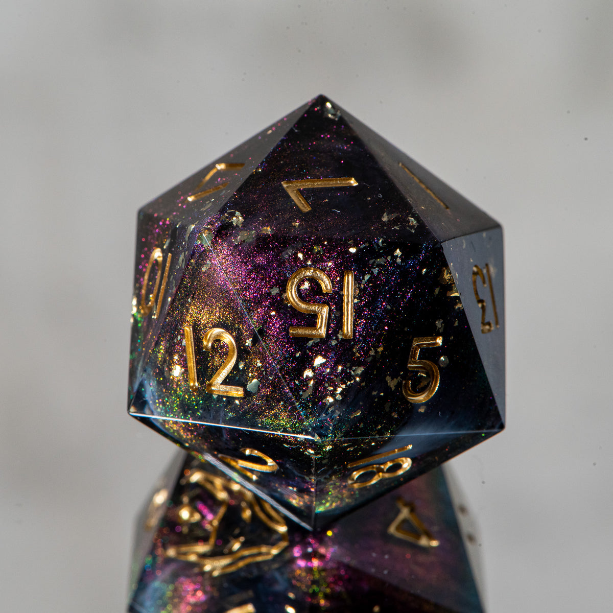 Cosmic Void (33mm chonk) /Signature Concept: Artistic Design Service &amp; Handmade DnD Dice