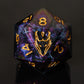 Gilded Shadowveil (33mm chonk) /Signature Concept: Artistic Design Service & Handmade DnD Dice