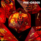 I Cast Fireball (matte pre-order)  /Signature Concept: Artistic Design Service & Handmade DnD Dice