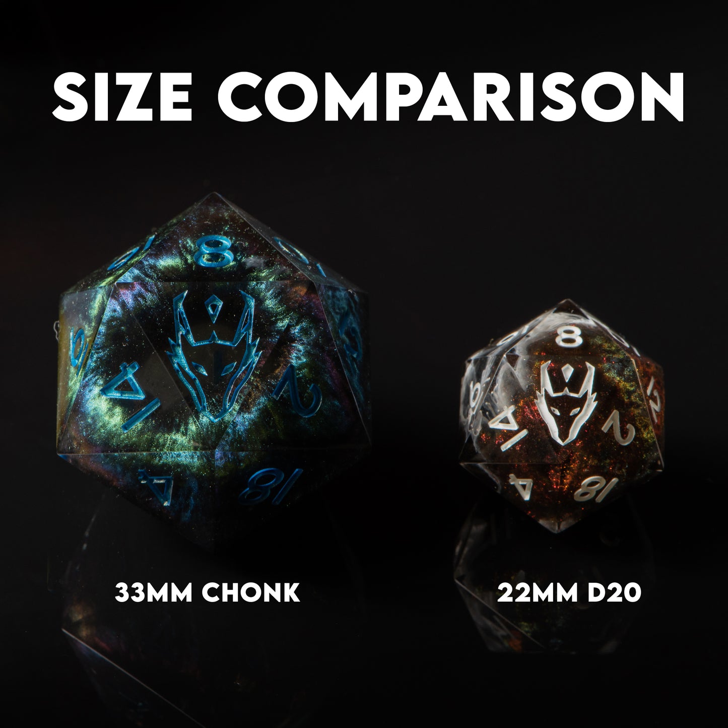 Pride Portal (33mm UV chonk) /Signature Concept: Artistic Design Service & Handmade DnD Dice
